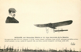 AVIATION  MORANE Sur Monoplan Bleriot N°11 - Meetings