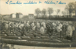 Châlons Sur Marne * Carte Photo * Vue Sur Le Cimetière Militaire - Châlons-sur-Marne