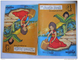 Het Jungle Boek Magazine 4 Le Livre De La Jungle Walt Disney Pub Nestle Tweetaling Bilingue 1968 Form. 8.70 X 12.00 Cm - Autres & Non Classés