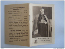 1953 Belgique Calendrier Du Sacré-coeur De L'oeuvre De Propagande De La Basilique Nationale 20 Pages Form:  6,5 X 10 Cm - Small : 1941-60