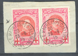 België Nr 133 + 133-V2 Gestempeld Cote €47,50 Perfect - 1901-1930