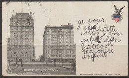Carte P De 1900 ( Hôtels Netherland & Savoy. N.Y ) - Cafés, Hôtels & Restaurants