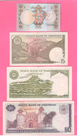 Pakistan 1 +5 + 10 + 50 Rupie Rupee 1981 > 1982 Bank Of Pakistan - Pakistan