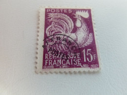 Type Coq Gaulois - Préoblitéré - Yt 112 - 15f. - Lilas - Sans Gomme - Année 1953 - - 1953-1960