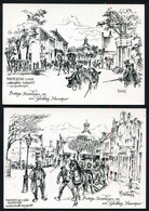 4x Purmerend ,Jaap Groen Fonds, Prettige Kerstdagen ,gelukkig Nieuwjaar  -Nused -2 Scans For Condition.(Originalscan !!) - Purmerend