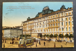 Russland/UdSSR 1931, Postkarte ST. Petersburg "Grand Hotel" Gelaufen Wien - Brieven En Documenten