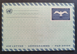 Vereinte Nationen New York, Umschlag Aerogramm Ungebraucht - Airmail