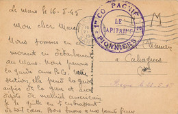 CACHET Sur Carte " 1er Compagnie Pionniers " - Gebruikt