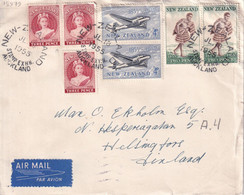 NEW ZEALAND  1955 COVER. - Covers & Documents