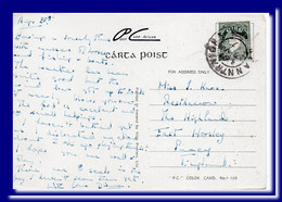 1972 Eire Ireland Postcard Carrantuchill Near Glencar Posted To England 2scans - Cartas & Documentos