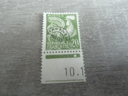 Type Coq Gaulois - Préoblitéré - Yt 120 - 20c. - Vert - Avec Bande - Année 1960 - - 1953-1960