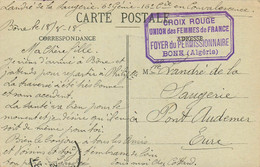 CARTE POSTALE ALGERIE Bone  Cachet " CROIX ROUGE Union Des Femmes De Françe " - Briefe U. Dokumente