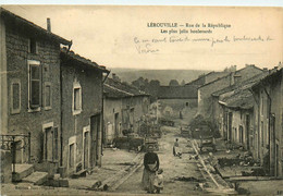 Lérouville * La Rue De La République , Les Plus Jolis Boulevards * Villageois - Lerouville