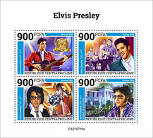 Central Africa  2021 Elvis Presley. (719c) OFFICIAL ISSUE - Elvis Presley