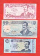Iraq 5 + 100 + 100  Dinari 1992 - 2002 - Iraq