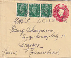 GB 1951 GEORGE VI COVER TO SWITZERLAND. - Brieven En Documenten