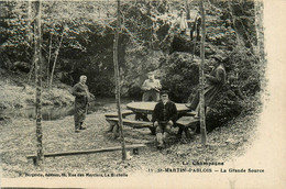 St Martin D'ablois * La Grande Source * Villageois - Autres & Non Classés