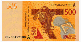 WEST AFRICAN STATES IVORY COAST 500 FRANCS 2020 Pick 119A Unc - West African States