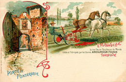 L'Hirondelle , Faucheuse Fabriquée Par Les Usines AMOUROUX Frères à Toulouse * CPA Publicitaire Illustrateur Agriculture - Sonstige & Ohne Zuordnung