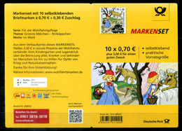 DEUTSCHLAND MH 103 Mit Plattenfehler I Mnh, Markenheft Rotkäppchen, Little Red Riding Hood - GERMANY, ALLEMAGNE - 2011-2020