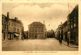 Suippes * La Place Du Marché Et Rue St Honoré - Sonstige & Ohne Zuordnung