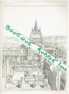 7 DESSINS 1895 PARIS 18° LES GRANDS MAGASINS DUFAYEL 26 RUE DE CLIGNANCOURT ARCHITECTE RIVES - Parigi