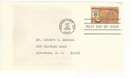 55830 ) USA Frankfort Postmark 1968 First Day FDC   Enclosure - Cartas