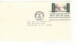 55834 ) USA Christmas Postmark 1969 First Day FDC - Cartas