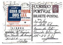 Portugal & Bilhete Postal, Consult The Official C.T.T Guide, Lisboa 1946 (97997) - Zella-Mehlis