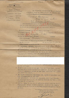 MILITARIA LETTRE 14/18 DU CAPITAINE MABILLE DU 13e Rgt D ARTILLERIE DES SERVICES AUTOMOBILLE À COMTE DE KERVEGUEN - 1914-18