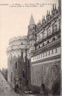 CPA - 37 - AMBOISE - Le Château - Tour Charles VIII Et Balcon En Fer Forgé Où Furent Pendus Les Conjurés 1560 - Amboise