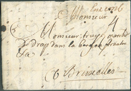 LAC De LUXEMBOURG le 8 Janvier 1735 (griffe Manuscrite 'Luxemb) Vers Bruxelles; Port '4'. Signé Pothion. - TB - 19808 - ...-1852 Prefilatelia