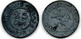 Belgique - Belgien - Belgium  25 Centimes  1918 TB+ - 25 Cents