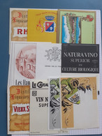 Lot 82 étiquettes Diverses échantillons - Verzamelingen, Voorwerpen En Reeksen