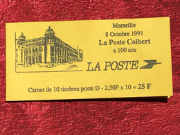 Carnet  Marianne De BRIAT - Réf. YT 2712-CP1 – La Poste Colbert – Tirage Local--Gomme* Carnet Ouvert...Faux Peut être ? - Moderne : 1959-...