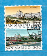 SAN MARINO ° 1981 - WIPA 81 . Unif.1072-1073  Usati - Gebraucht