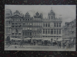 20111) BRUXELLES GRAND'PLACE AVEC LA MAISON DES BOULANGERS VIAGGIATA 1911 - Markets