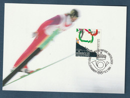 ⭐ Norvège - FDC - Carte Maximum - Jeux Olympiques 1994 - 1993 ⭐ - Cartoline Maximum