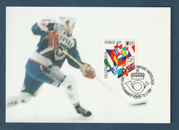 ⭐ Norvège - FDC - Carte Maximum - Jeux Olympiques 1994 - 1993 ⭐ - Maximum Cards & Covers