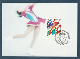 ⭐ Norvège - FDC - Carte Maximum - Jeux Olympiques 1994 - 1993 ⭐ - Tarjetas – Máximo