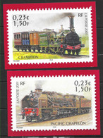 FRANCE . Les Légendes Du Rail Entier Postal Pour L'étranger Neuf . Trains Locomotives . - Listos A Ser Enviados: Otros (1995-...)