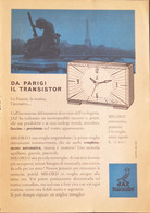 1964 - Sveglia JAZ ( Jazistor De Paris )- 2 Pag.  Pubblicità Cm. 13 X 18 - Alarm Clocks