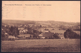 +++ CPA - BURNONTIGE LEZ WERBOMONT - Panorama Vers L'Eglise De St Antoine  // - Ferrieres