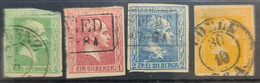 PREUSSEN 1858 - Canceled - Mi 9-12 - Usados