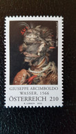 Austria 2022 Autriche Giuseppe Arcimboldo Water 1566 Painter Fish Frog 1v Mnh - Ungebraucht