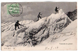 Suisse 061, CNP Série R 13, Traversée Du Glacier - Avers