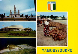 YAMOUSSOKRO  _ COTE D ' IVOIRE  ( AFRIQUE )   MULTI-VUES - Côte-d'Ivoire