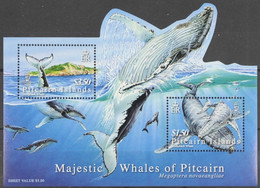 Pitcairn 2006 - Mi-Nr. Block 45 ** - MNH - Wale / Whales - Pitcairninsel