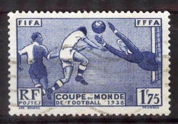 France 1938 Football Soccer World Cup France Used / CTO - 1938 – Francia