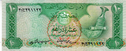 UNITED ARAB EMIRATES UAE 10 DIRHAMS ND 1982 P-8a EXF "free Shipping Via Registered Air Mail" - Emirati Arabi Uniti